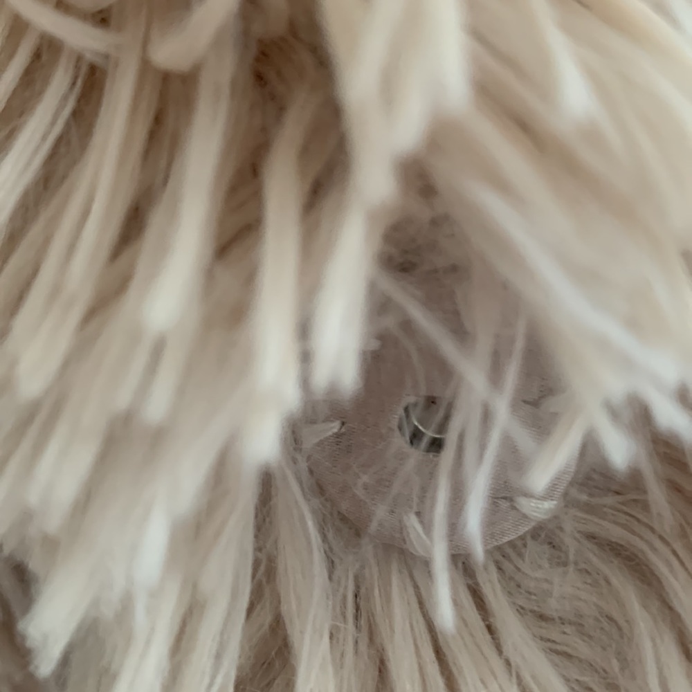 Winter Off white Faux Fur Jackets Size M - Picture 14 of 16